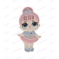Crystal Queen LOL Dolls Surprise Fill Embroidery Design